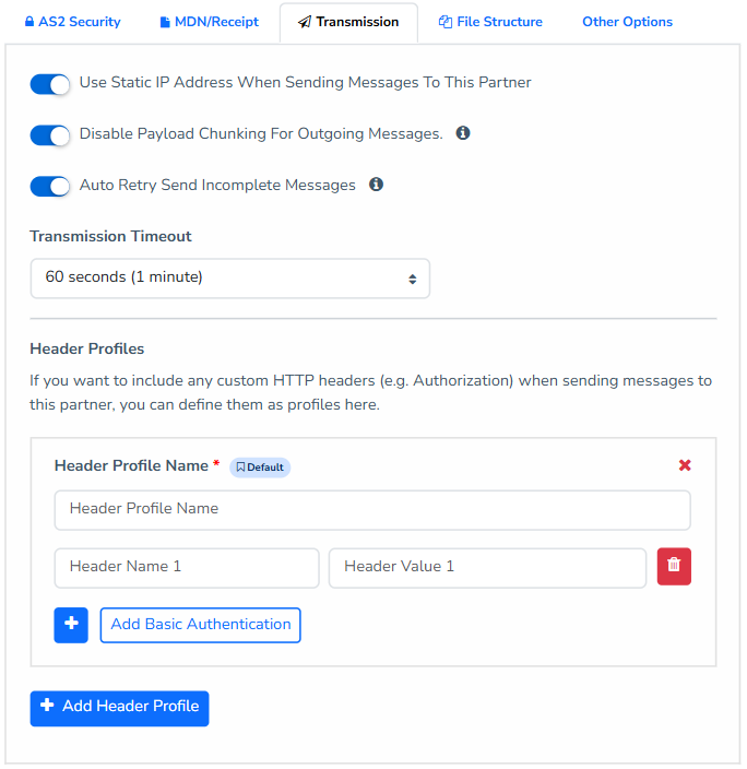 Transmission - MFT Gateway